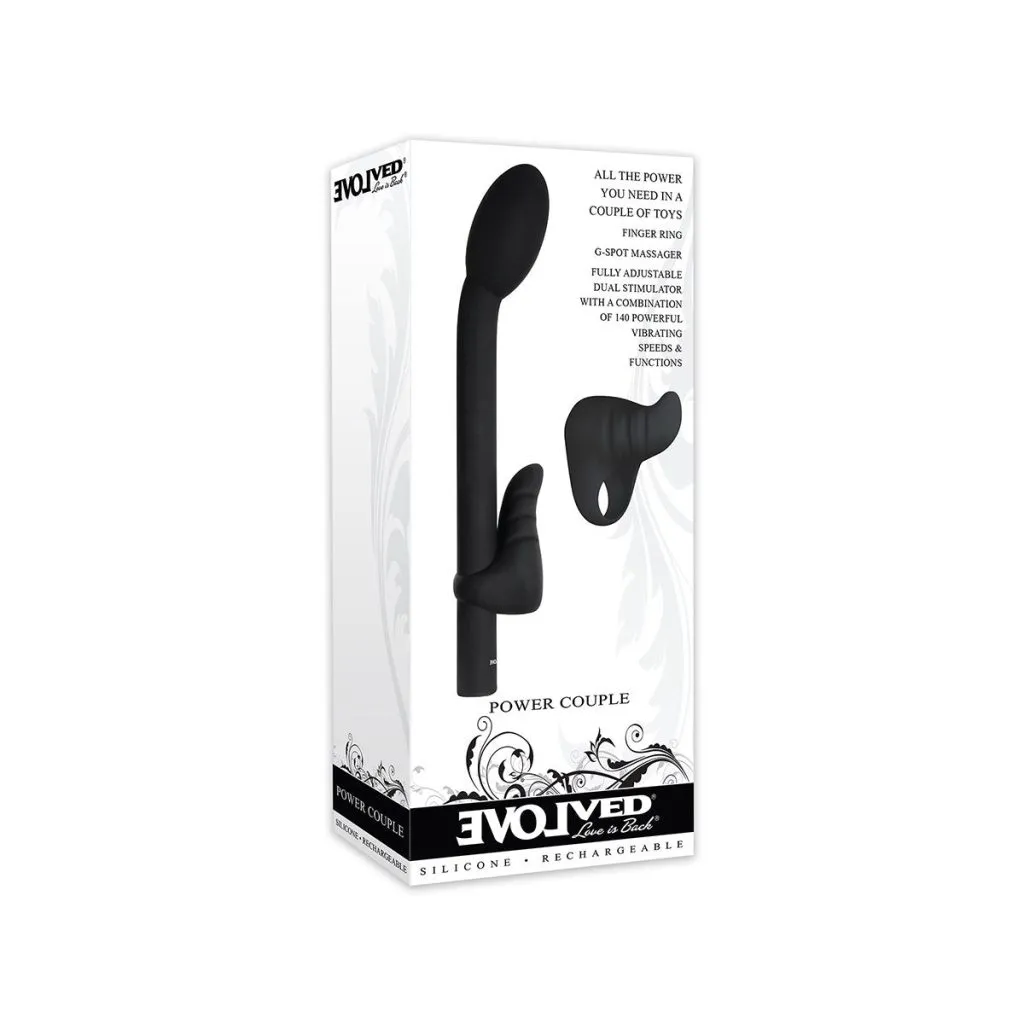 Anillo Vibrador y Consolador Pareja Evolved