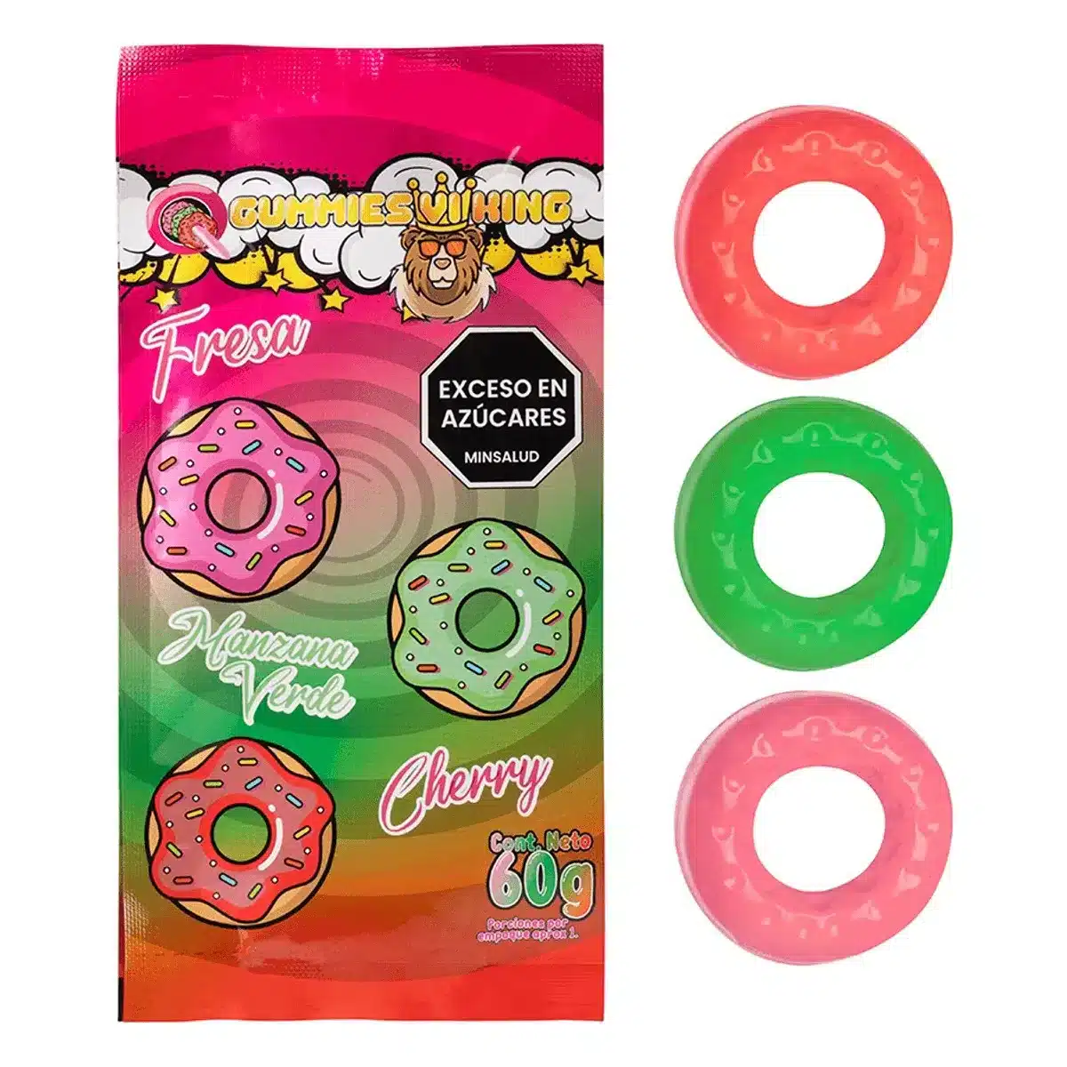 Anillos Comestibles Donas x 3 Unidades
