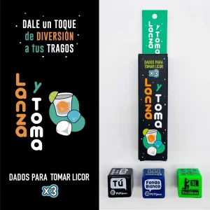 Dados Lanza y Toma x 3