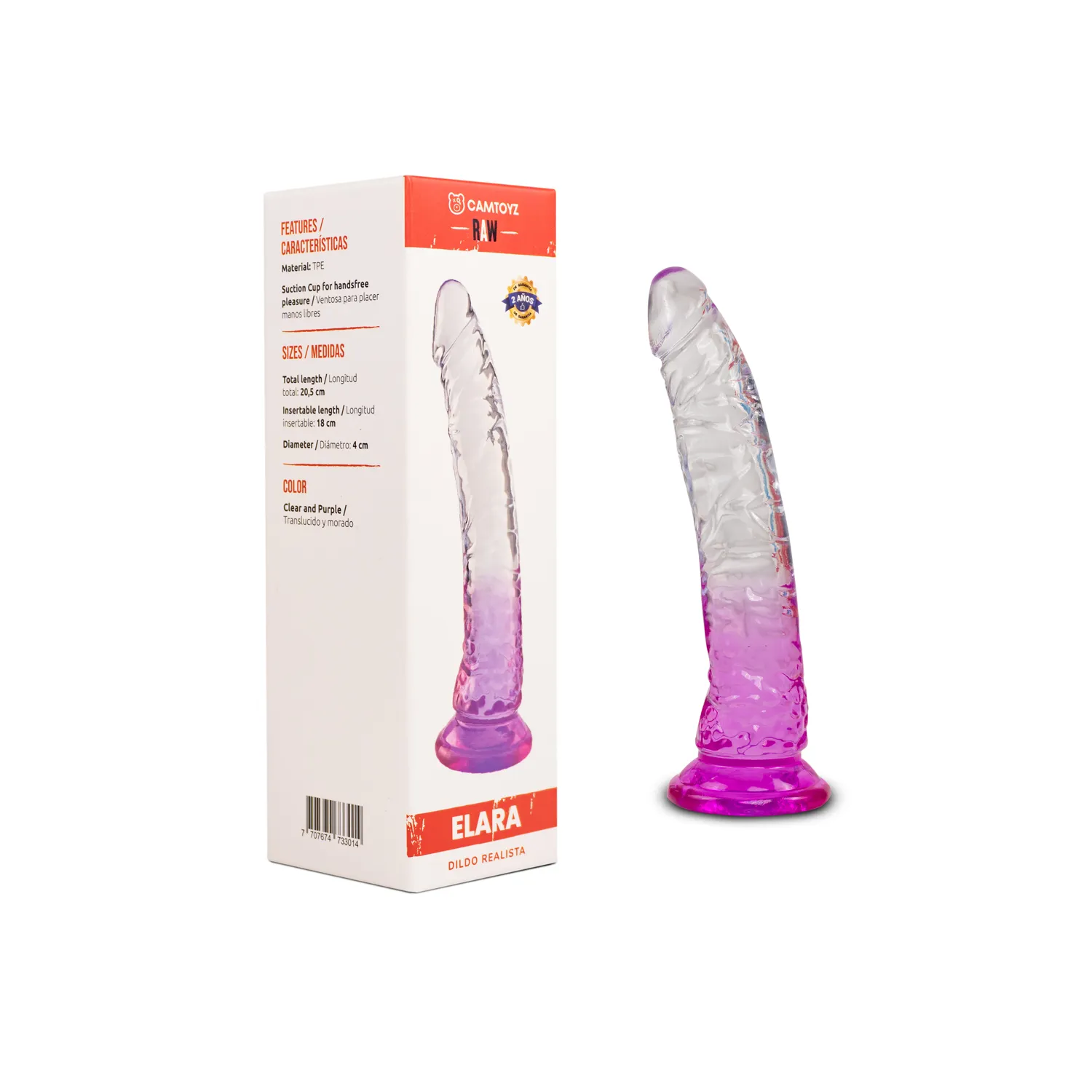 Dildo Realista Elara 20.5 cm