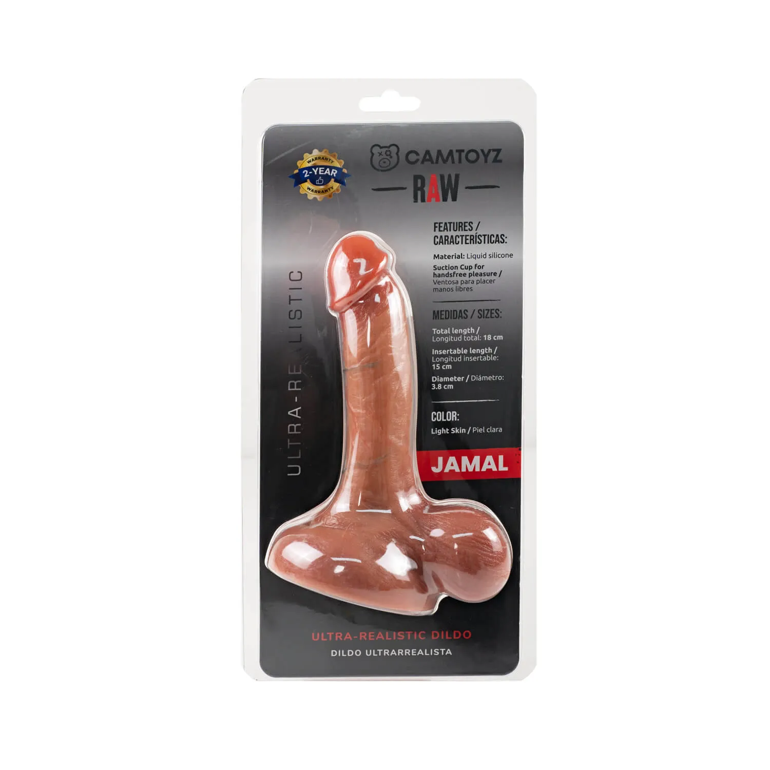 Dildo Ultra Realista Jamal 18 cm
