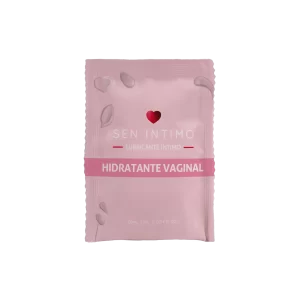 Sachet del hidratante vaginal Sen Íntimo con extractos naturales para la resequedad.