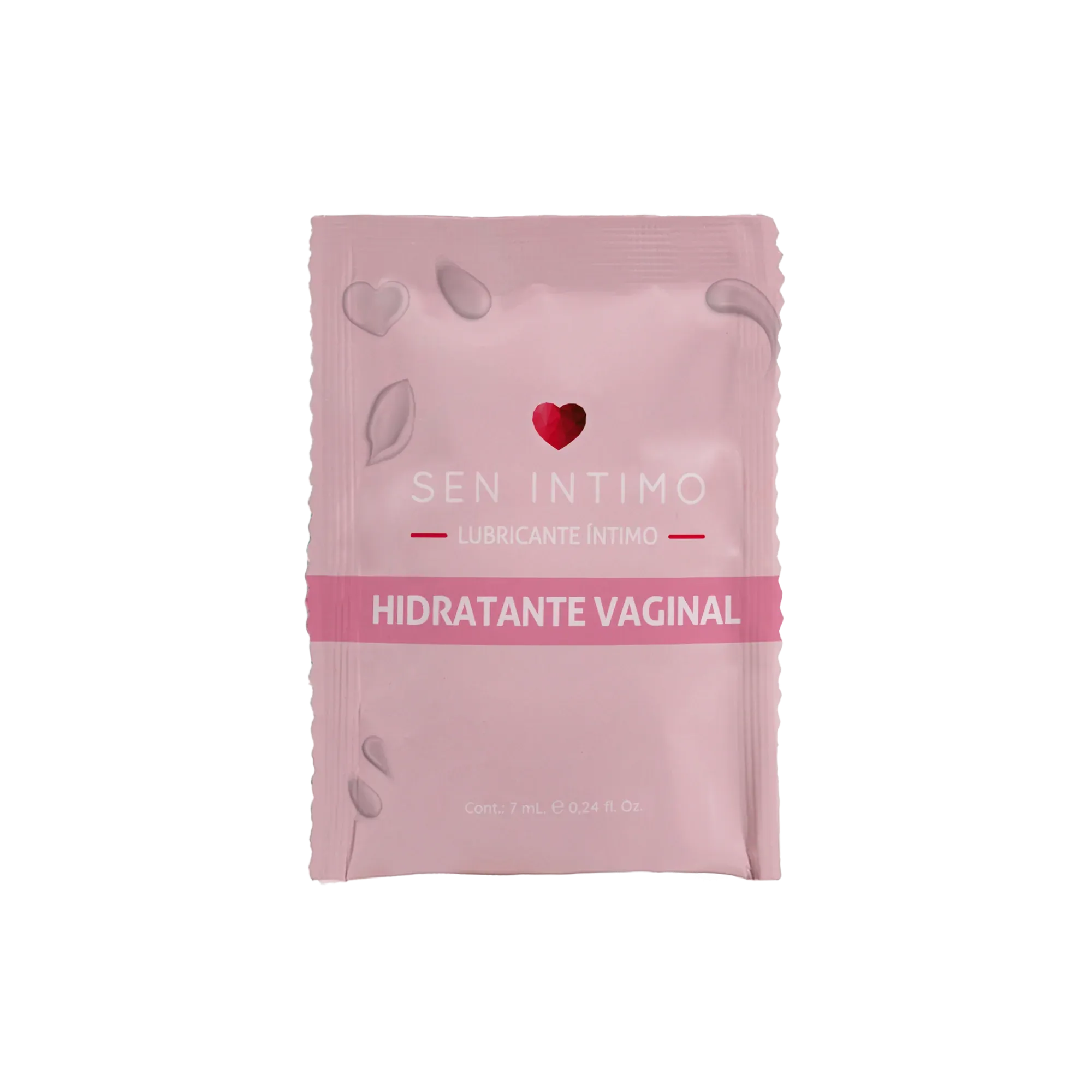 Sachet del hidratante vaginal Sen Íntimo con extractos naturales para la resequedad.
