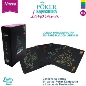 Juego de Cartas Poker Kamasutra Lesbiana