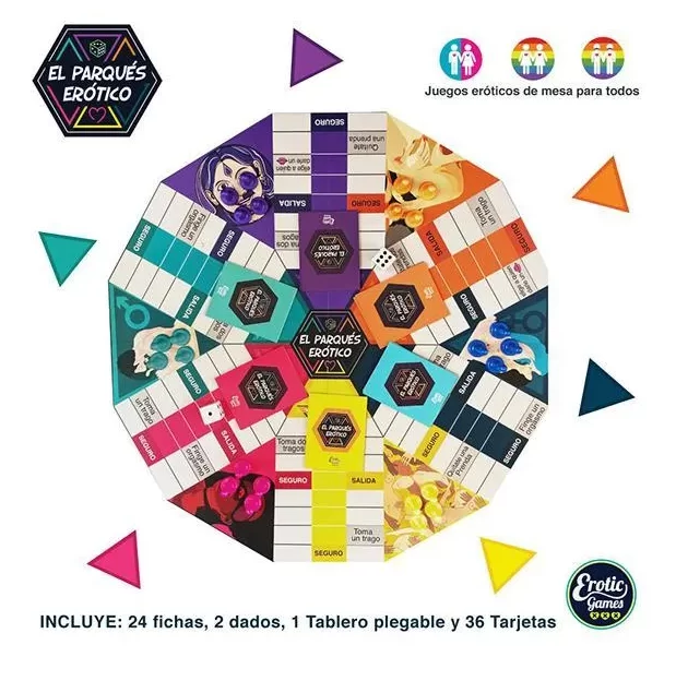 Juego de Mesa Parqués Erótico