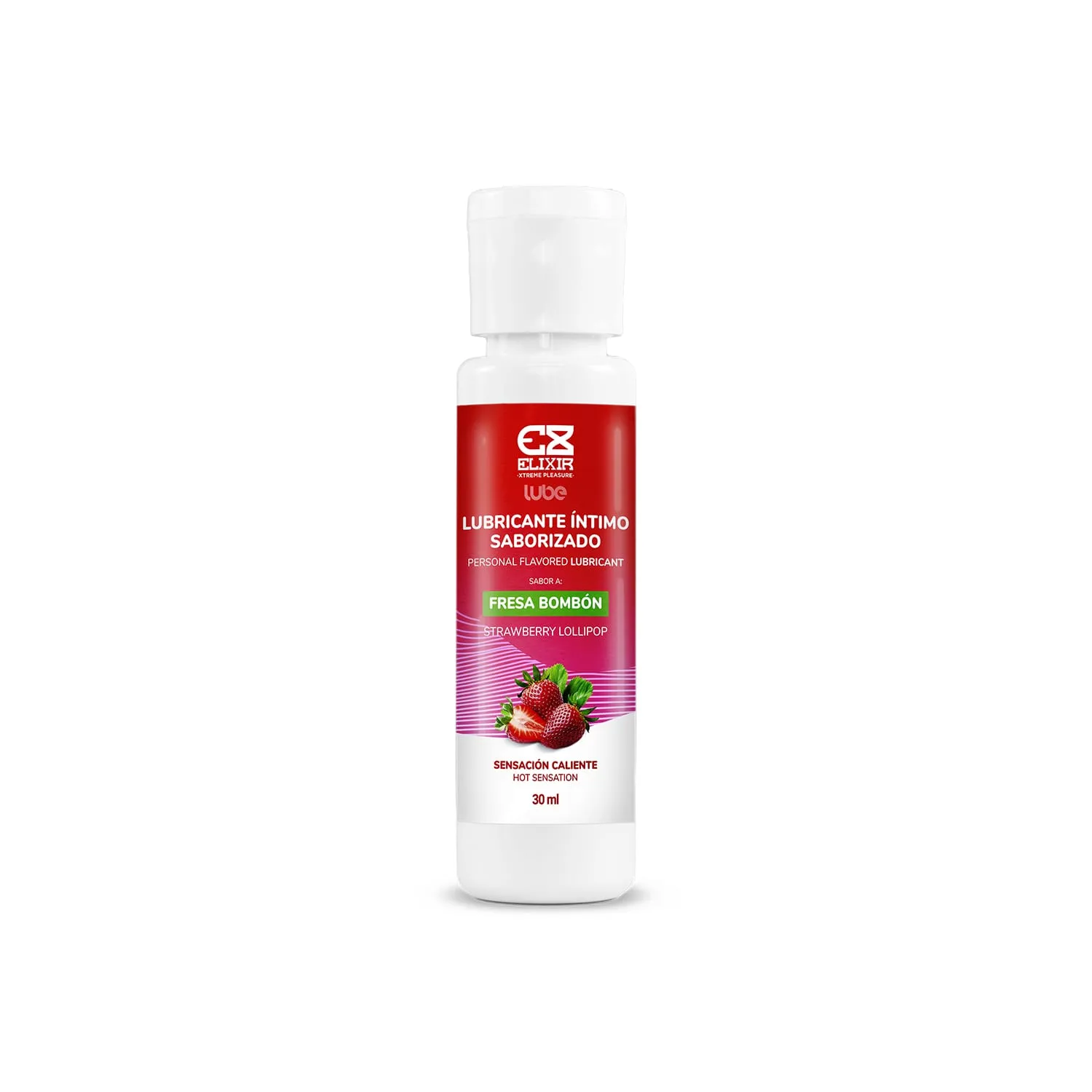 Lubricante-Caliente-Fresa-Bombón-Elixir