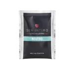 Sachet individual de lubricante neutro a base de agua, listo para usar.
