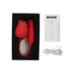 Majestic-Vibrador-con-Bala-Lotus-Rojo