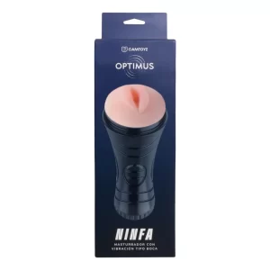 Masturbador Artificial Ninfa (Boca) con vibración Piel