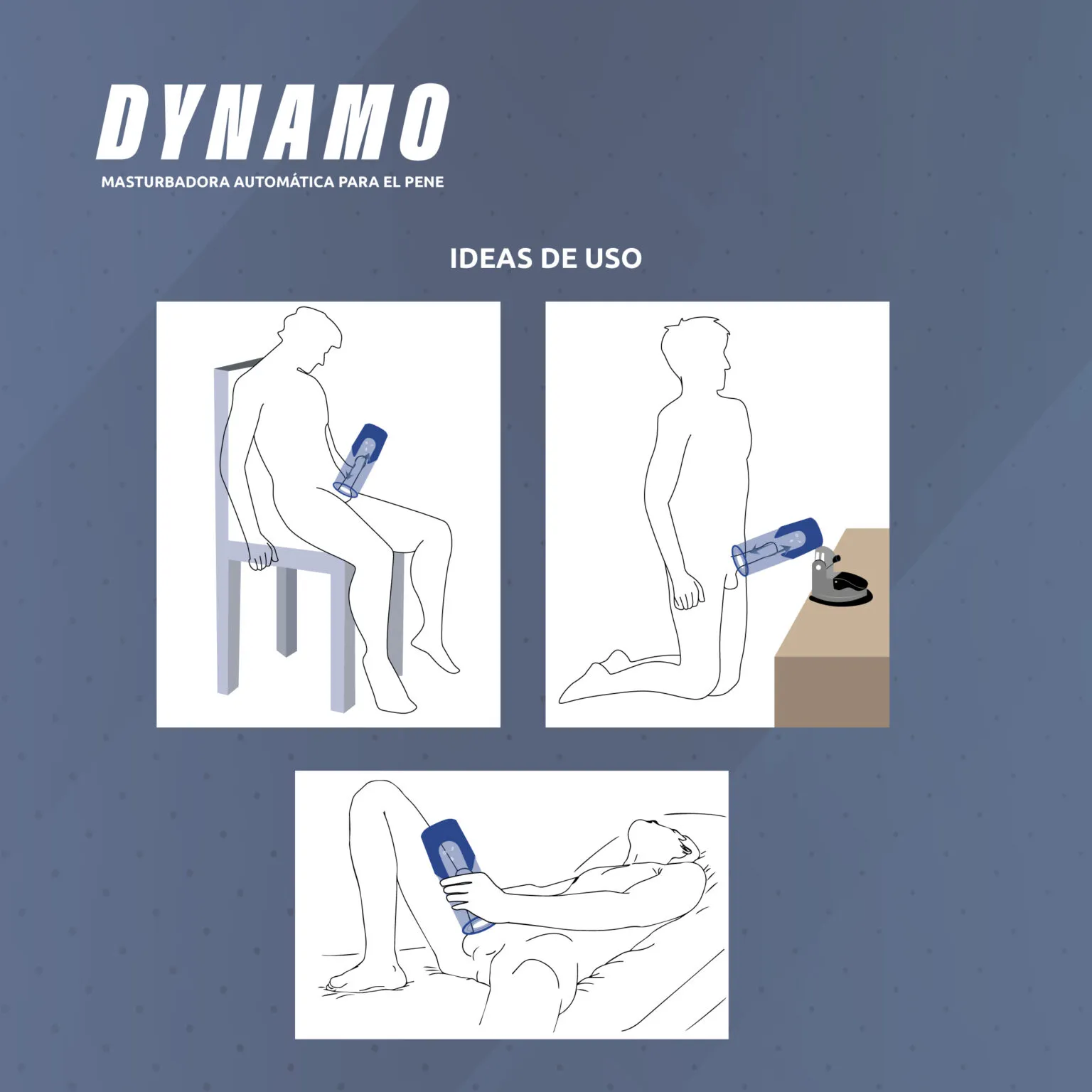 Masturbador Masculino Dynamo Camtoyz