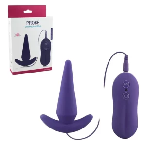 Plug Anal Vibrador Bakary Morado