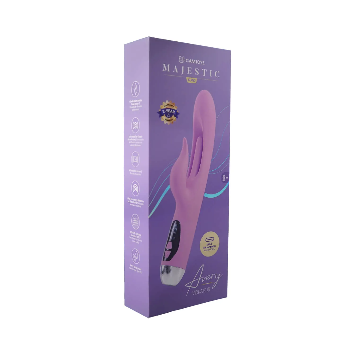 Vibrador Doble Avery Majestic Pro