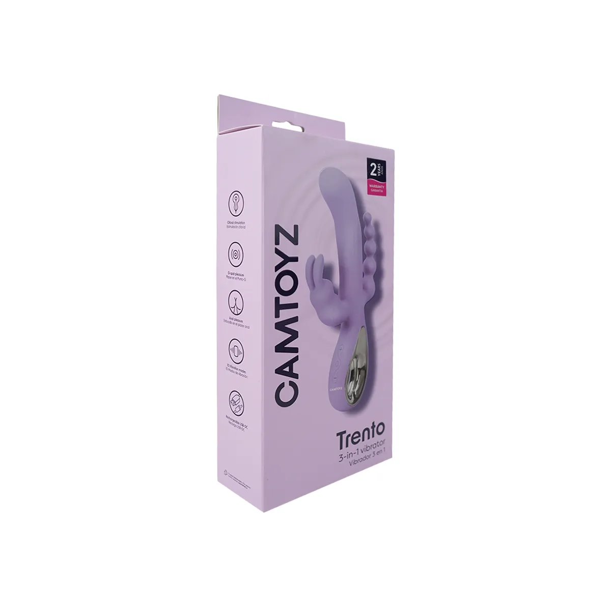 Vibrador Triple Estimulación Trento