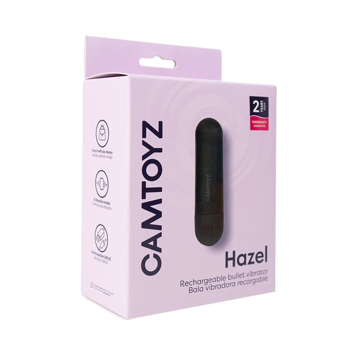 Bala Vibradora Recargable Hazel Camtoyz