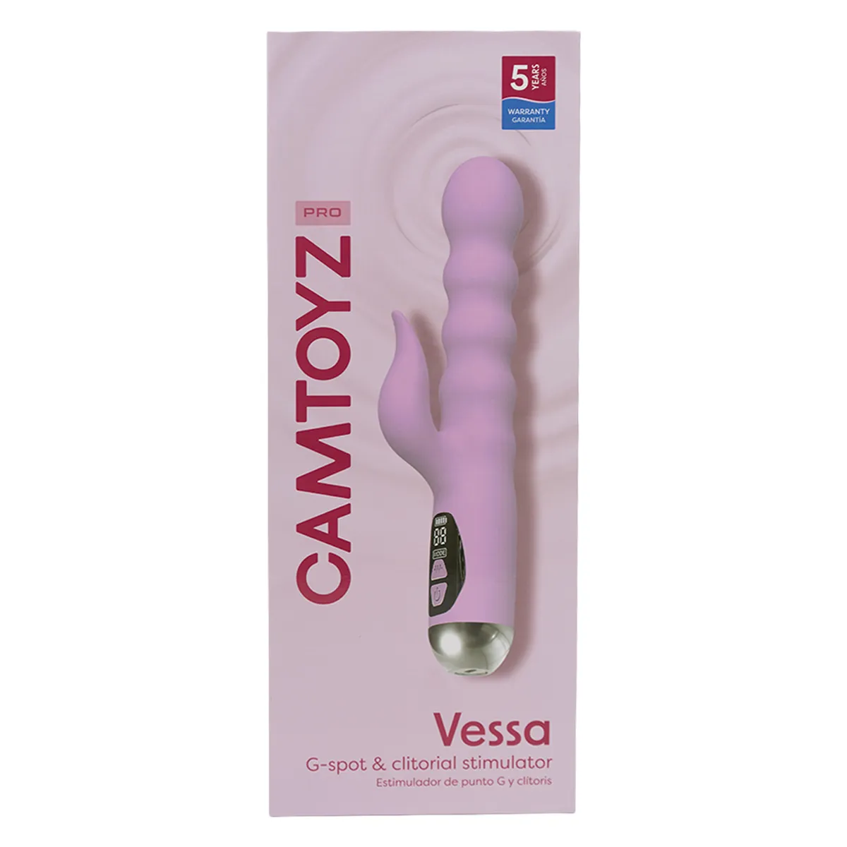 Estimulador de punto G y clítoris Vessa