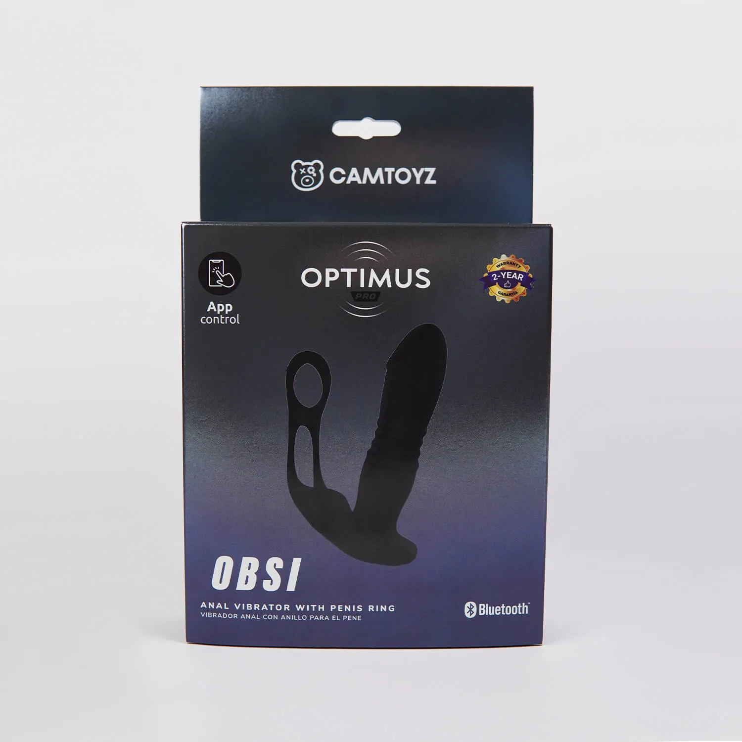 Vibrador Anal con Anillo para el pene Obsi Camtoyz-EDEN