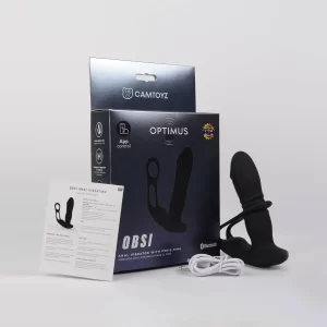 Vibrador Anal con Anillo para el pene Obsi Camtoyz-EDEN