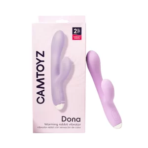 Vibrador Doble Dona con Sensación de Calor