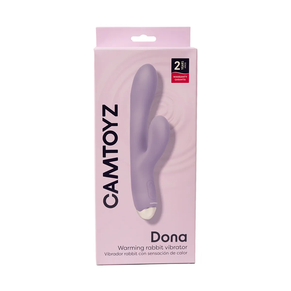Vibrador Doble Dona con Sensación de Calor