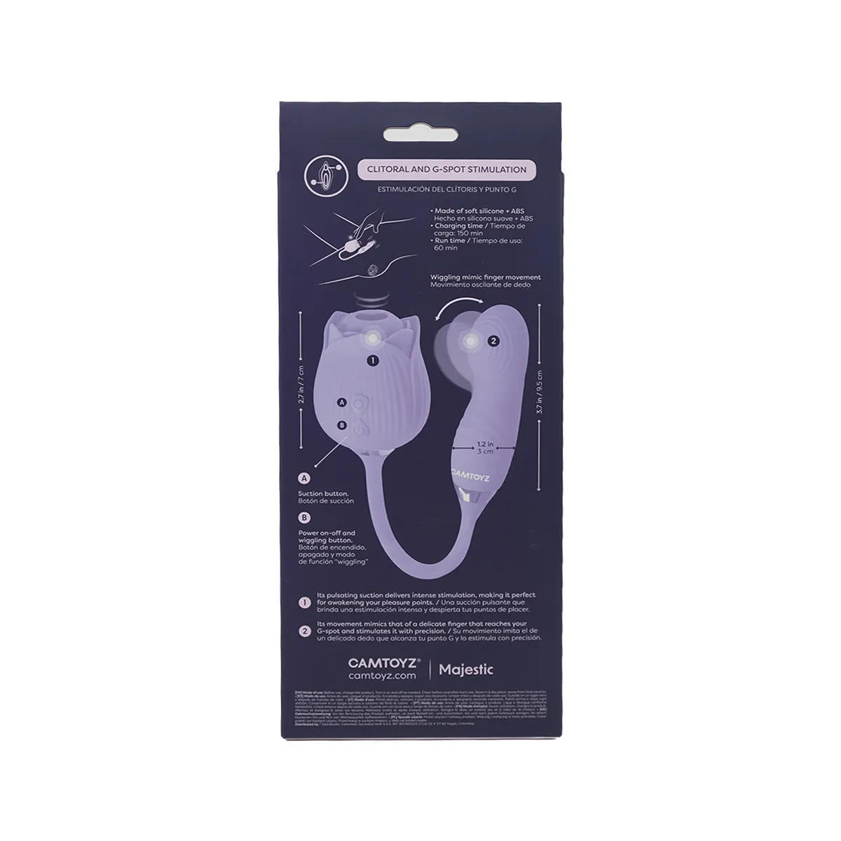Lotus G-spot Vibrador con Bala Camtoyz