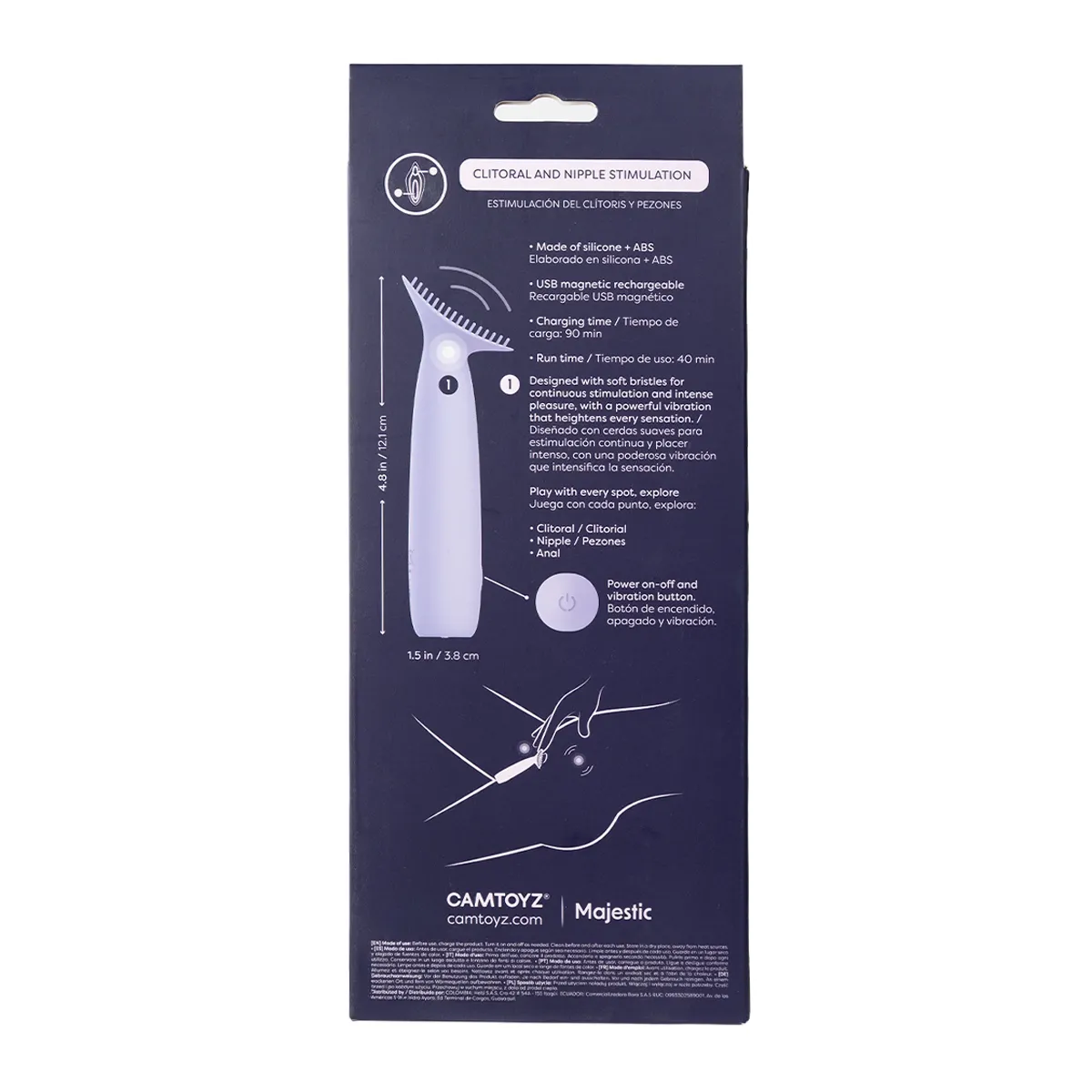 Teesy Vibrador de Clítoris y Pezones