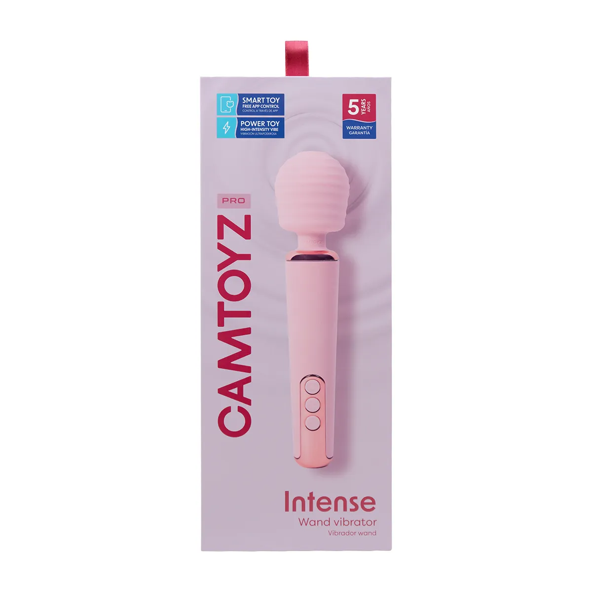 Intense vibrador Wand con App Camtoyz