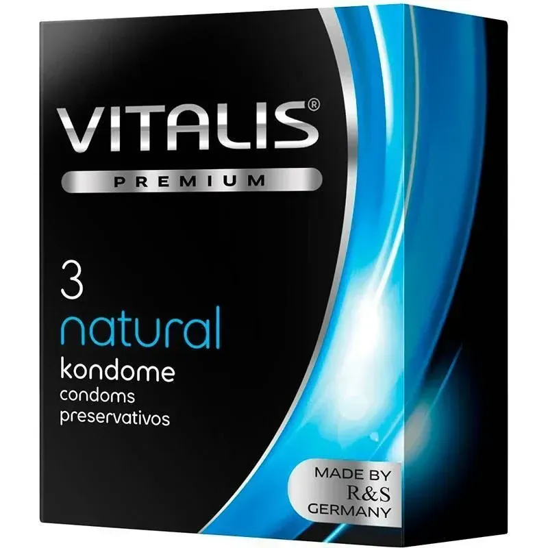 Condones Vitalis Natural Premium X3