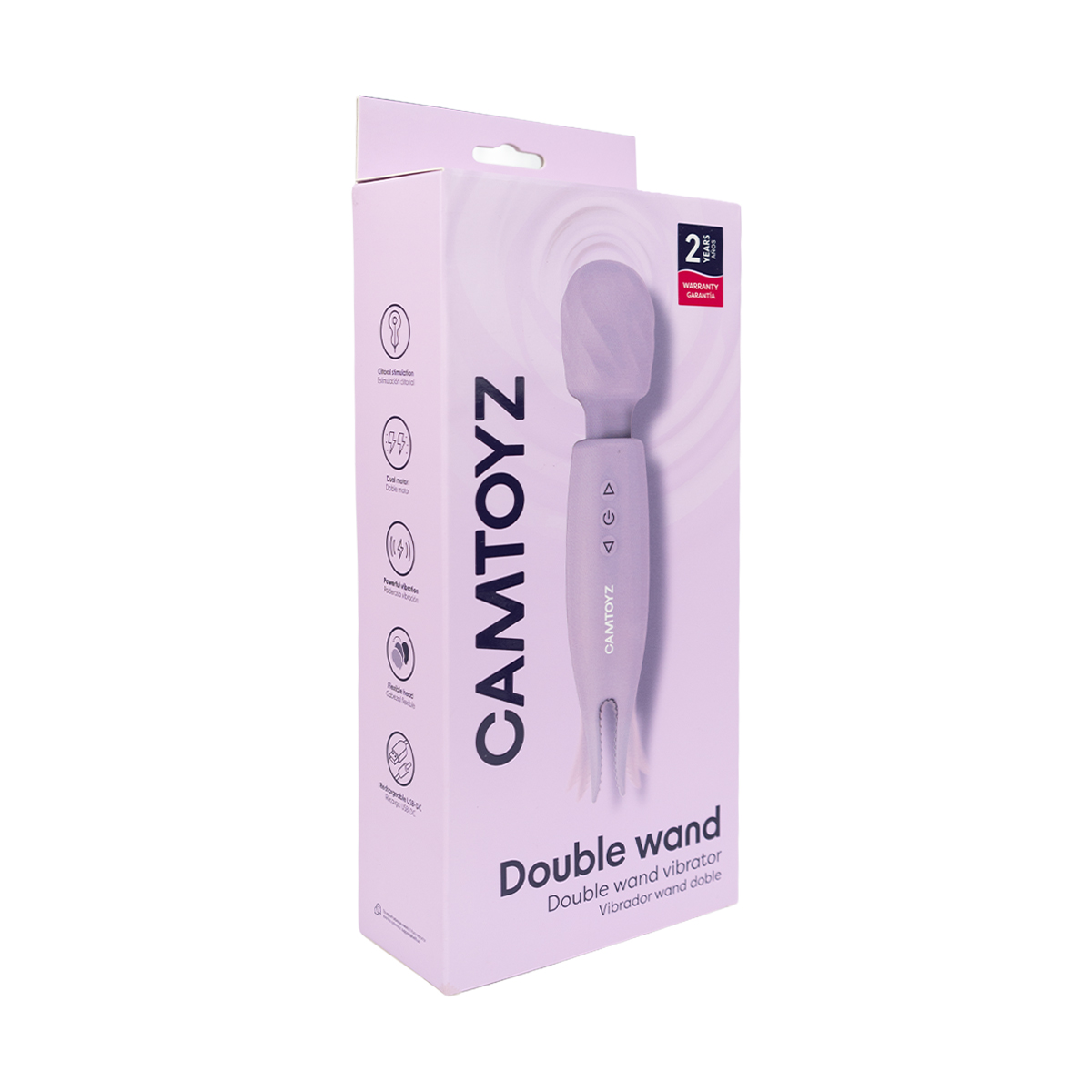 Double Wand Vibrador Wand Doble Camtoyz
