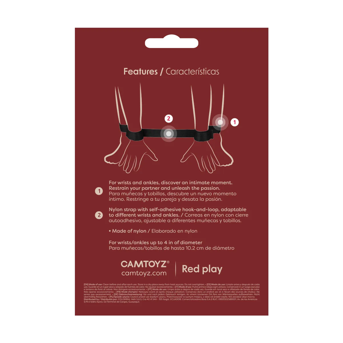 Boundy Amarre para Muñecas y Tobillos CamToyz